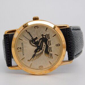 WITTNAUER Genuine Leather Quartz Analog Women's Watch New Battery